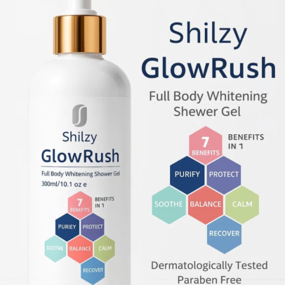 Shilzy GlowRush Full Body Whitening Shower Gel